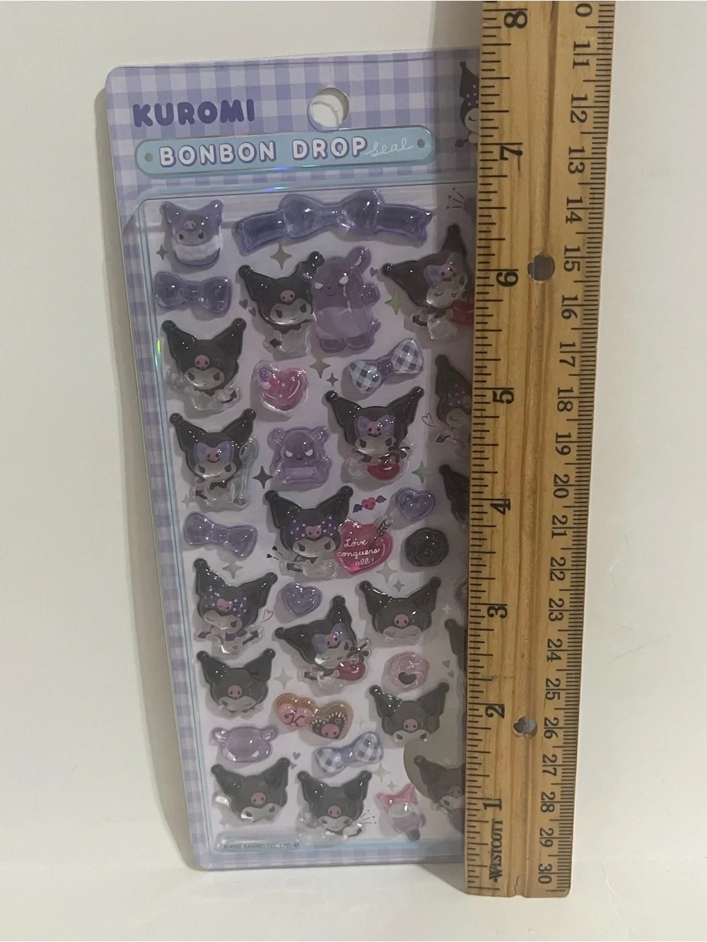 Bonbon Drop Kuromi 3D Bubble Stickers